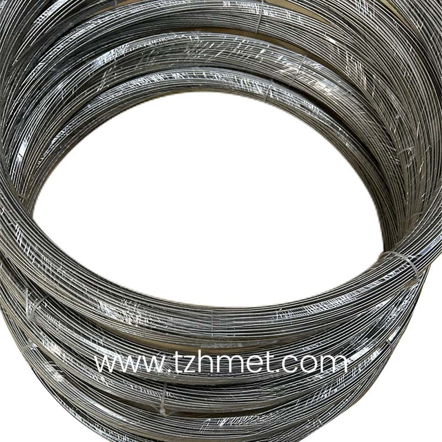 Lightweight High Surface Finish OEM ODM Custom Purity Zirconium Metal Wire